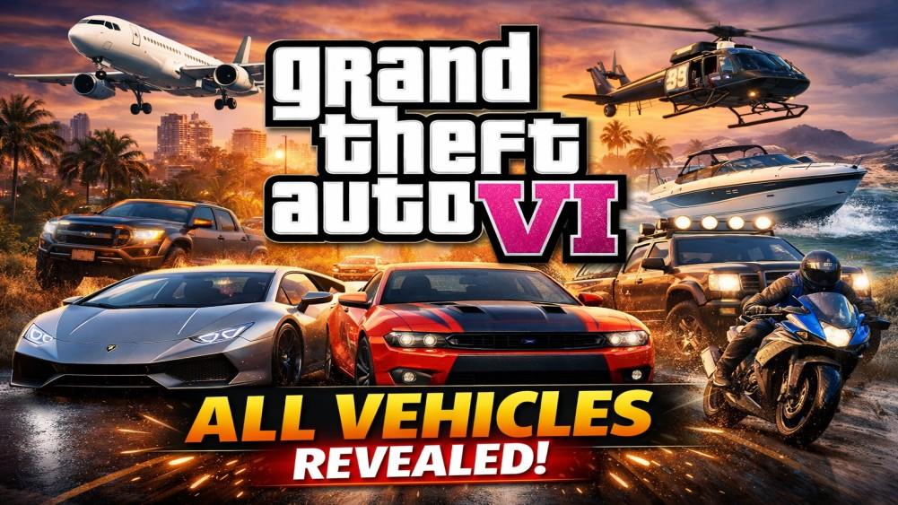 GTA VI Vehicles: Expected Cars, Bikes & Planes