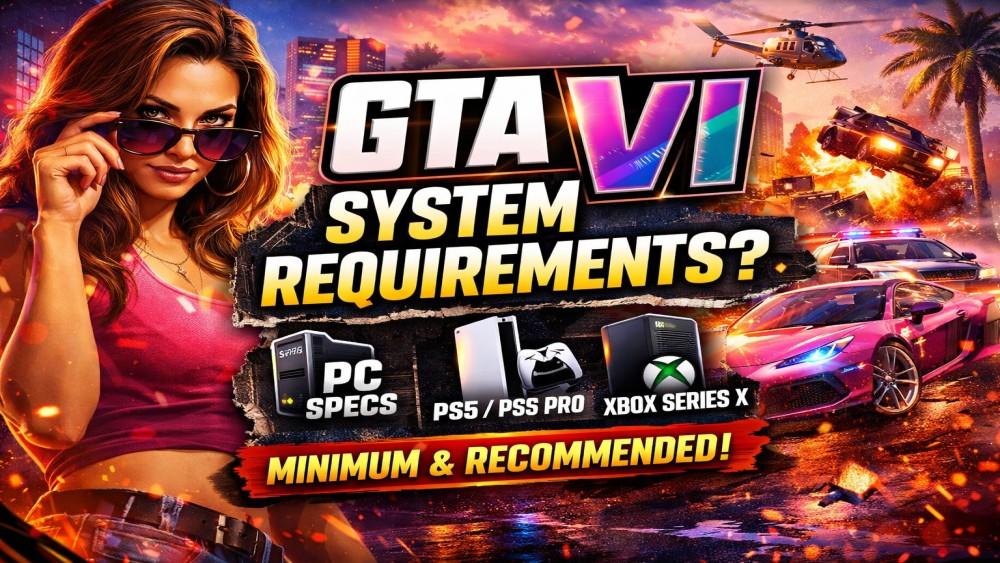 GTA VI System Requirements (PC, PS5, PS5 Pro & Xbox Series X) - Expected Specs, Storage & Performance Guide