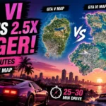 GTA VI vs GTA V Map Size