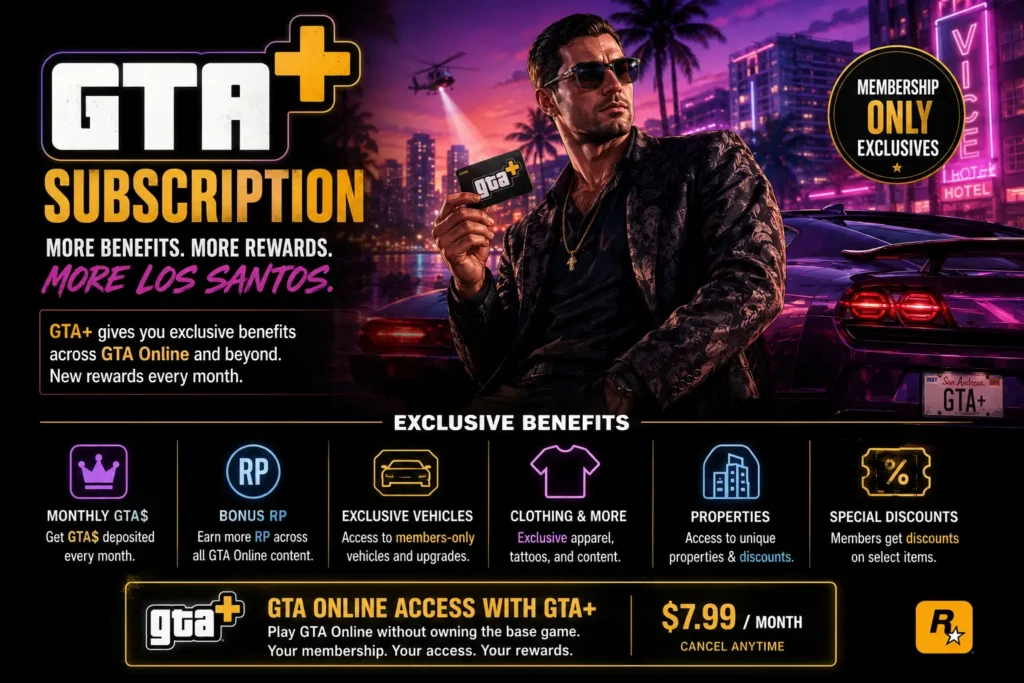 GTA Plus Subscription