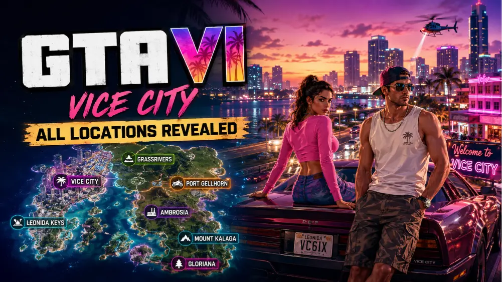 GTA 6 Vice City Locations: Every Confirmed Area in Leonida