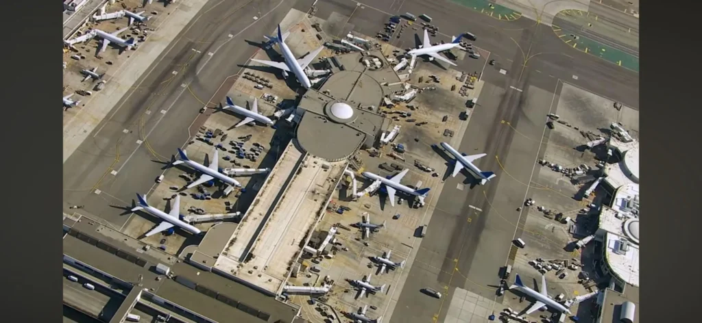 The GTA 6 airport cross-runway layout matches the real LAHSO procedure setup used at Miami International
