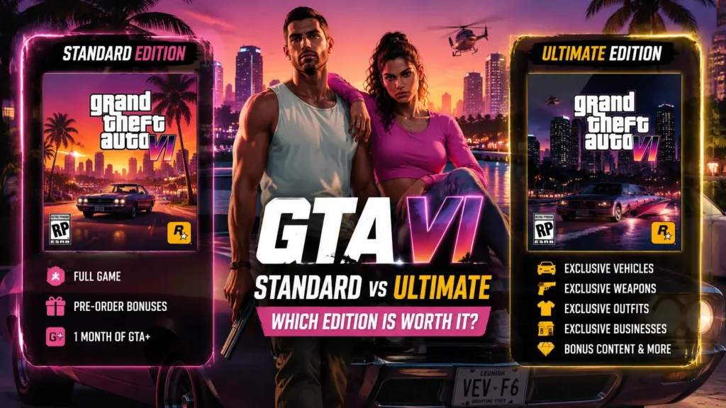 GTA 6 Standard Edition vs Ultimate Edition