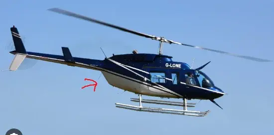 Three window rows on the GTA 6 Maverick confirm this is the Bell 206L Long Ranger. The GTA 5 version had two